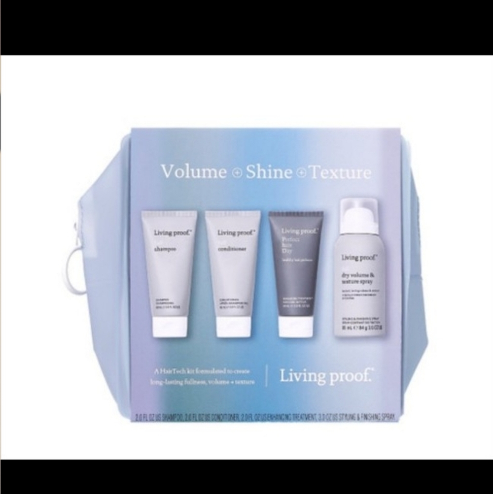 Living Proof Hairtech Kit VOLUME, SHINE & TEXTURE- PERFECT STOCKING STUFFER!